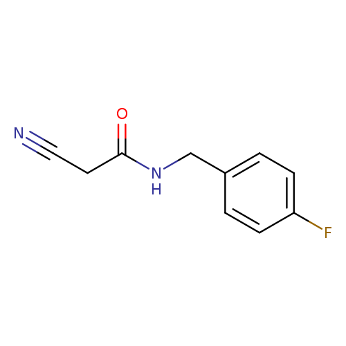 2-Cyano-n-(4-fluorobenzyl)acetamide