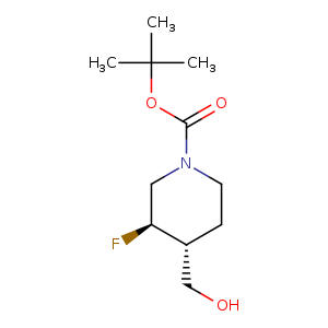 (3,4)-Trans-tert-butyl3-fluoro-4-(hydroxymethyl)piperidine-1-carboxylate-B28158