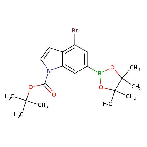 tert-Butyl 4-bromo-6-(tetramethyl-1,3,2-dioxaborolan-2-yl)indole-1-carboxylate