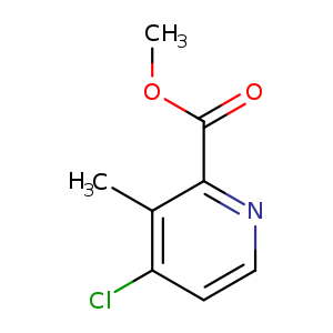 2-Pyridinecarboxylic acid, 4-chloro-3-methyl-, methyl ester