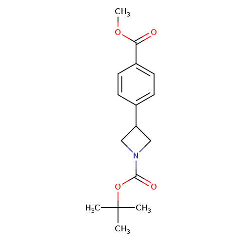 tert-butyl 3-(4-(methoxycarbonyl)phenyl)azetidine-1-carboxylate