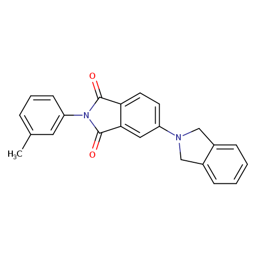 2-(3-methylphenyl)-5-(isoindolin-2-yl)-1H-isoindole-1,3(2H)-dione