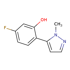 5-fluoro-2-(1-methyl-1H-pyrazol-5-yl)phenol