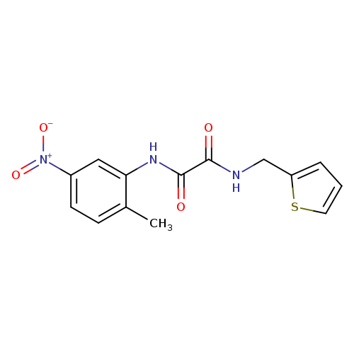 N'-(2-methyl-5-nitrophenyl)-N-[(thiophen-2-yl)methyl]ethanediamide