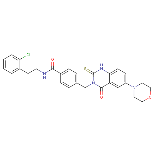N-[2-(2-chlorophenyl)ethyl]-4-{[6-(morpholin-4-yl)-4-oxo-2-sulfanylidene-1,2,3,4-tetrahydroquinazolin-3-yl]methyl}benzamide