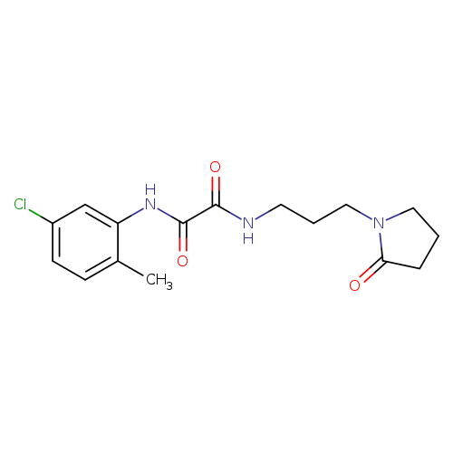 N'-(5-chloro-2-methylphenyl)-N-[3-(2-oxopyrrolidin-1-yl)propyl]ethanediamide
