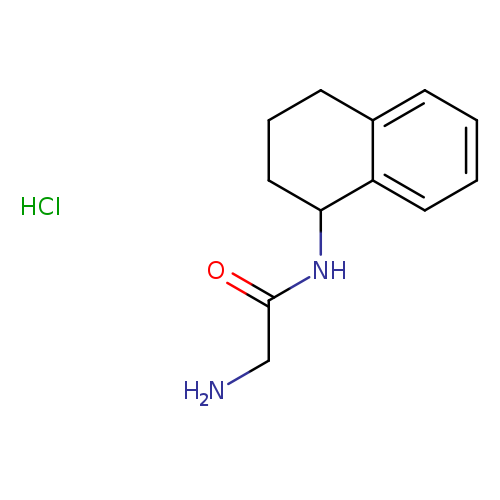 2-amino-N-(1,2,3,4-tetrahydronaphthalen-1-yl)acetamide hydrochloride