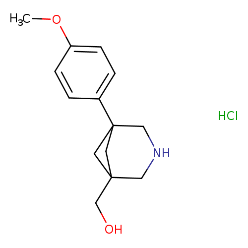 [5-(4-methoxyphenyl)-3-azabicyclo[3.1.1]heptan-1-yl]methanolhydrochloride