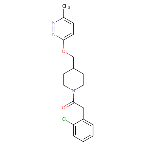 2-(2-chlorophenyl)-1-(4-{[(6-methylpyridazin-3-yl)oxy]methyl}piperidin-1-yl)ethan-1-one