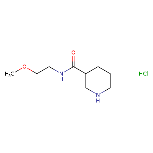 N-(2-Methoxyethyl)piperidine-3-carboxaMide hydrochloride