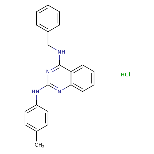 N4-benzyl-N2-(4-methylphenyl)quinazoline-2,4-diamine hydrochloride