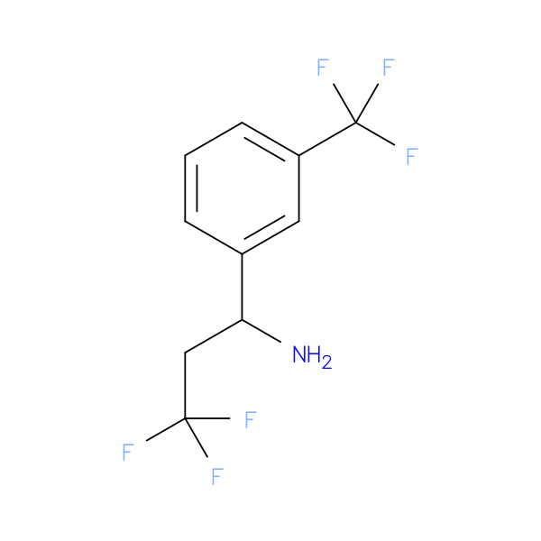 3,3,3-Trifluoro-1-[3-(trifluoromethyl)phenyl]propan-1-amine