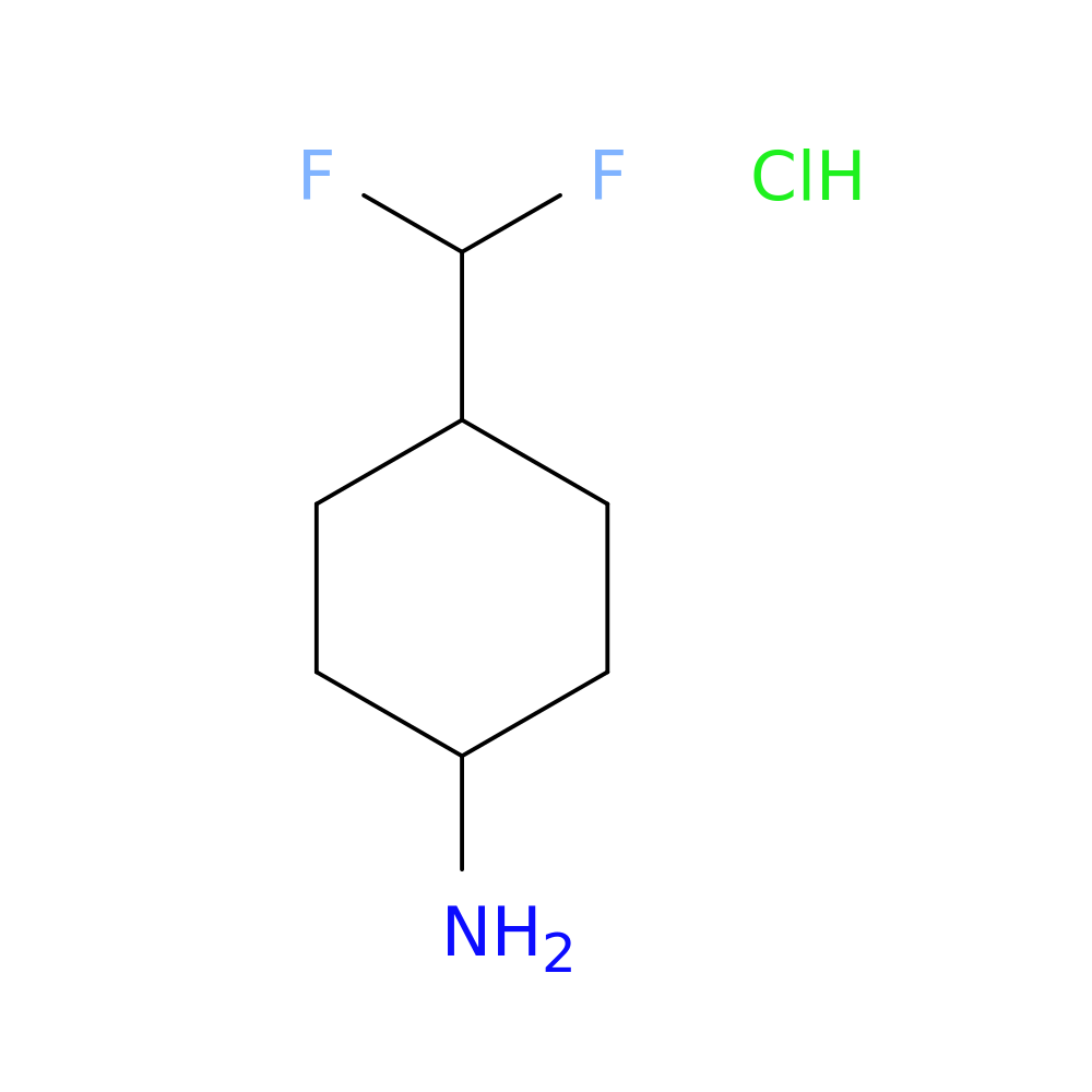 4-(Difluoromethyl)cyclohexan-1-amine hydrochloride