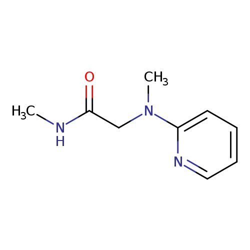 N-methyl-2-[methyl(pyridin-2-yl)amino]acetamide
