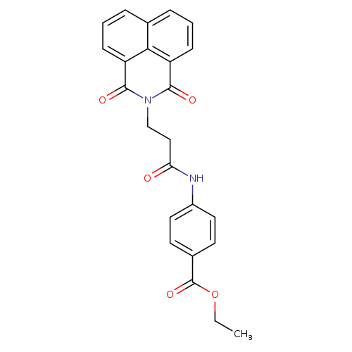 ethyl 4-(3-{2,4-dioxo-3-azatricyclo[7.3.1.0^{5,13}]trideca-1(12),5,7,9(13),10-pentaen-3-yl}propanamido)benzoate