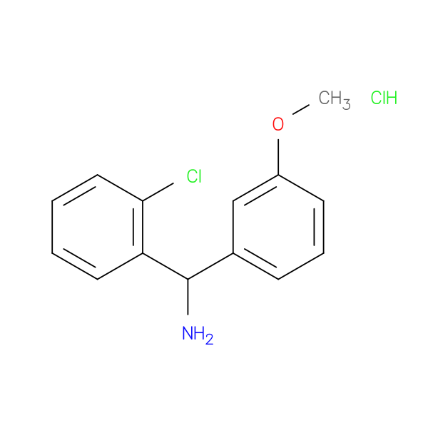 (2-chlorophenyl)(3-methoxyphenyl)methanamine hydrochloride