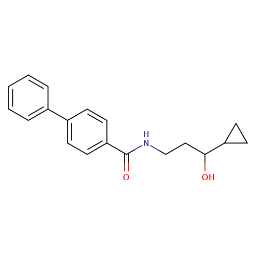 N-(3-cyclopropyl-3-hydroxypropyl)-[1,1'-biphenyl]-4-carboxamide
