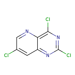 2,4,7-trichloropyrido[3,2-d]pyrimidine