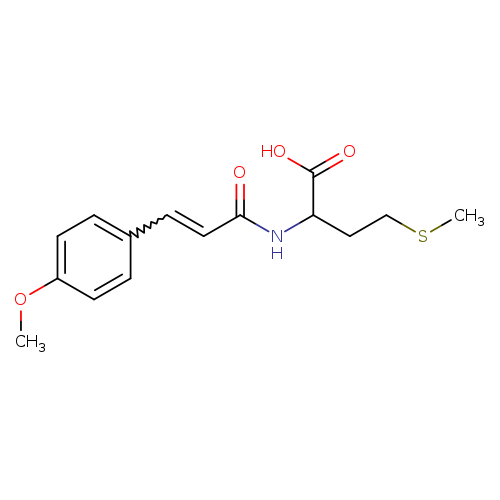 2-[3-(4-methoxyphenyl)prop-2-enamido]-4-(methylsulfanyl)butanoic acid