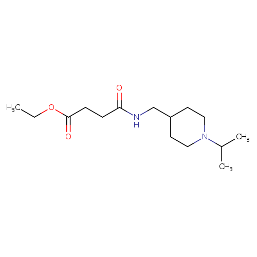 ethyl 3-({[1-(propan-2-yl)piperidin-4-yl]methyl}carbamoyl)propanoate
