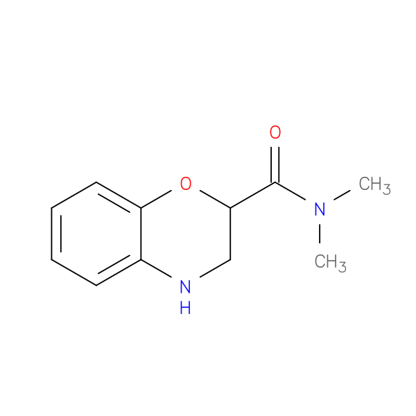 N,N-dimethyl-3,4-dihydro-2H-1,4-benzoxazine-2-carboxamide