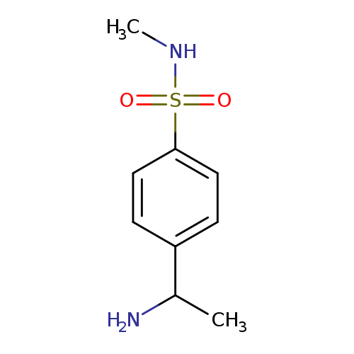 4-(1-aminoethyl)-N-methylbenzene-1-sulfonamide