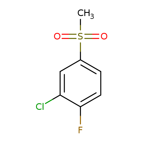 2-CHLORO-1-FLUORO-4-METHYLSULFONYLBENZENE