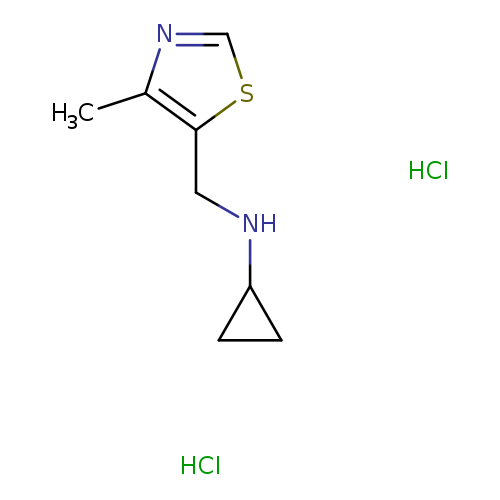 5-THIAZOLEMETHANAMINE, N-CYCLOPROPYL-4-METHYL-, DIHYDROCHLORIDE