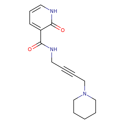 2-oxo-N-[4-(piperidin-1-yl)but-2-yn-1-yl]-1,2-dihydropyridine-3-carboxamide