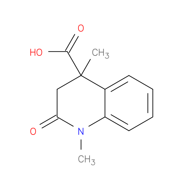 1,4-Dimethyl-2-oxo-1,2,3,4-tetrahydroquinoline-4-carboxylic acid
