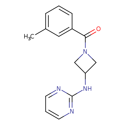 N-[1-(3-methylbenzoyl)azetidin-3-yl]pyrimidin-2-amine