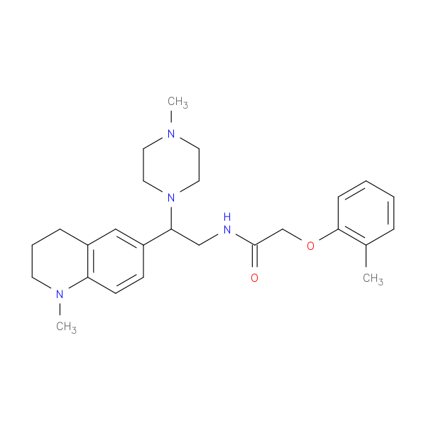 N-[2-(1-methyl-1,2,3,4-tetrahydroquinolin-6-yl)-2-(4-methylpiperazin-1-yl)ethyl]-2-(2-methylphenoxy)acetamide