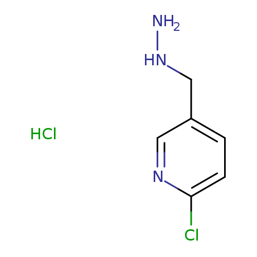 Pyridine, 2-chloro-5-(hydrazinylmethyl)-, hydrochloride (1:1)