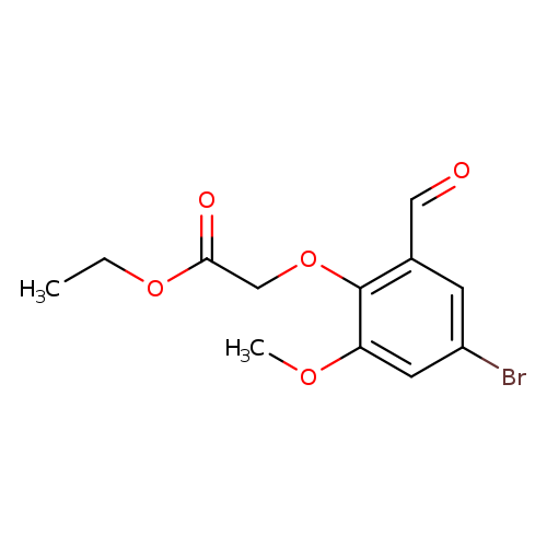 Ethyl 2-(4-bromo-2-formyl-6-methoxyphenoxy)acetate