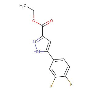 ethyl 5-(3,4-difluorophenyl)-1H-pyrazole-3-carboxylate