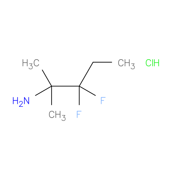 3,3-difluoro-2-methylpentan-2-amine hydrochloride