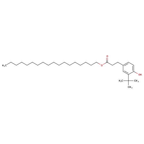 Benzenepropanoic acid,3-(1,1-dimethylethyl)-4-hydroxy-,octadecyl ester