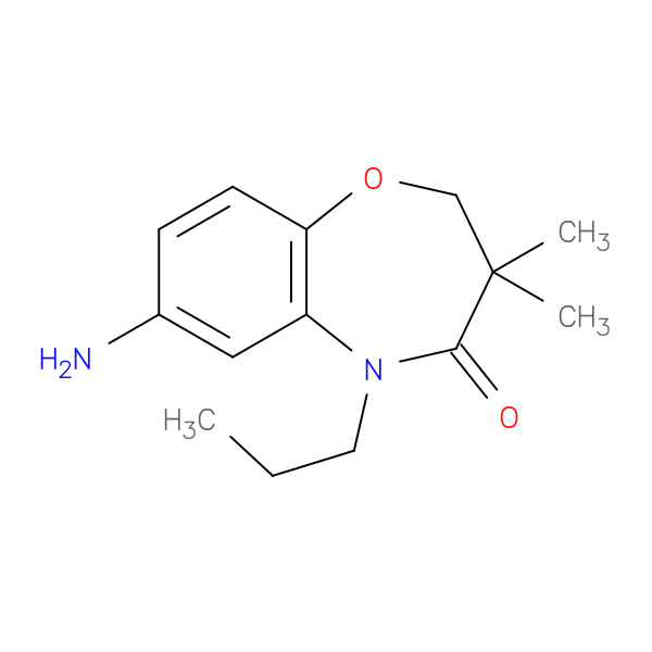 7-Amino-3,3-dimethyl-5-propyl-2,3-dihydro-1,5-benzoxazepin-4(5H)-one