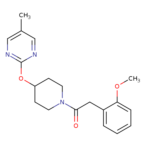 2-(2-methoxyphenyl)-1-{4-[(5-methylpyrimidin-2-yl)oxy]piperidin-1-yl}ethan-1-one