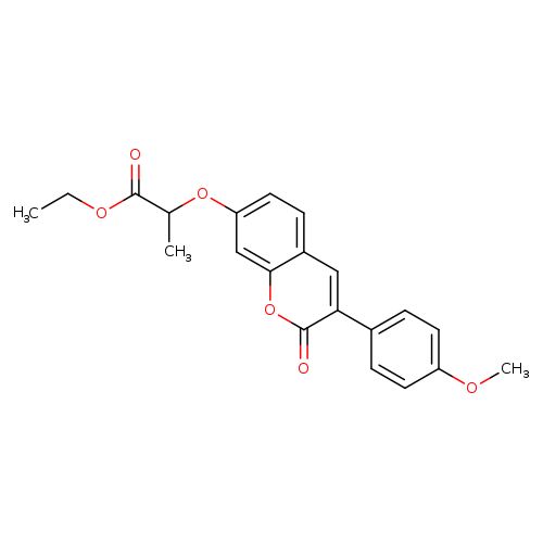ethyl 2-{[3-(4-methoxyphenyl)-2-oxo-2H-chromen-7-yl]oxy}propanoate