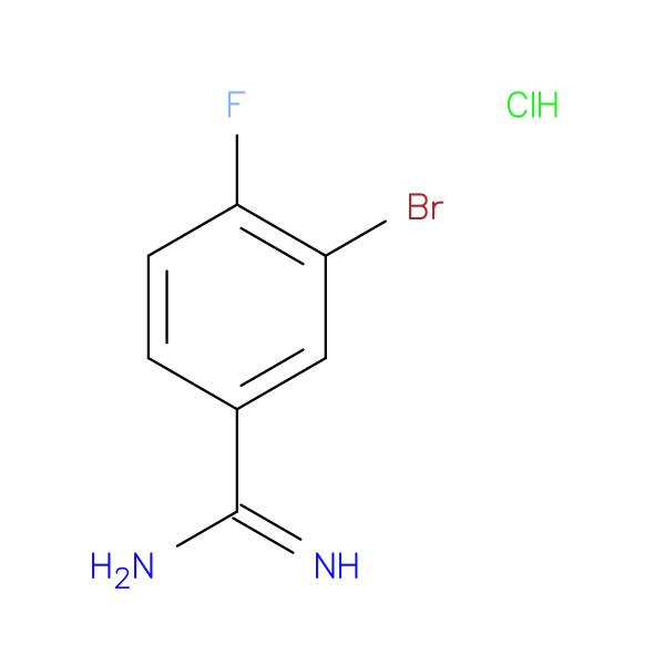 3-Bromo-4-fluorobenzimidamide hydrochloride