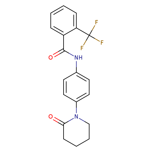 N-[4-(2-oxopiperidin-1-yl)phenyl]-2-(trifluoromethyl)benzamide