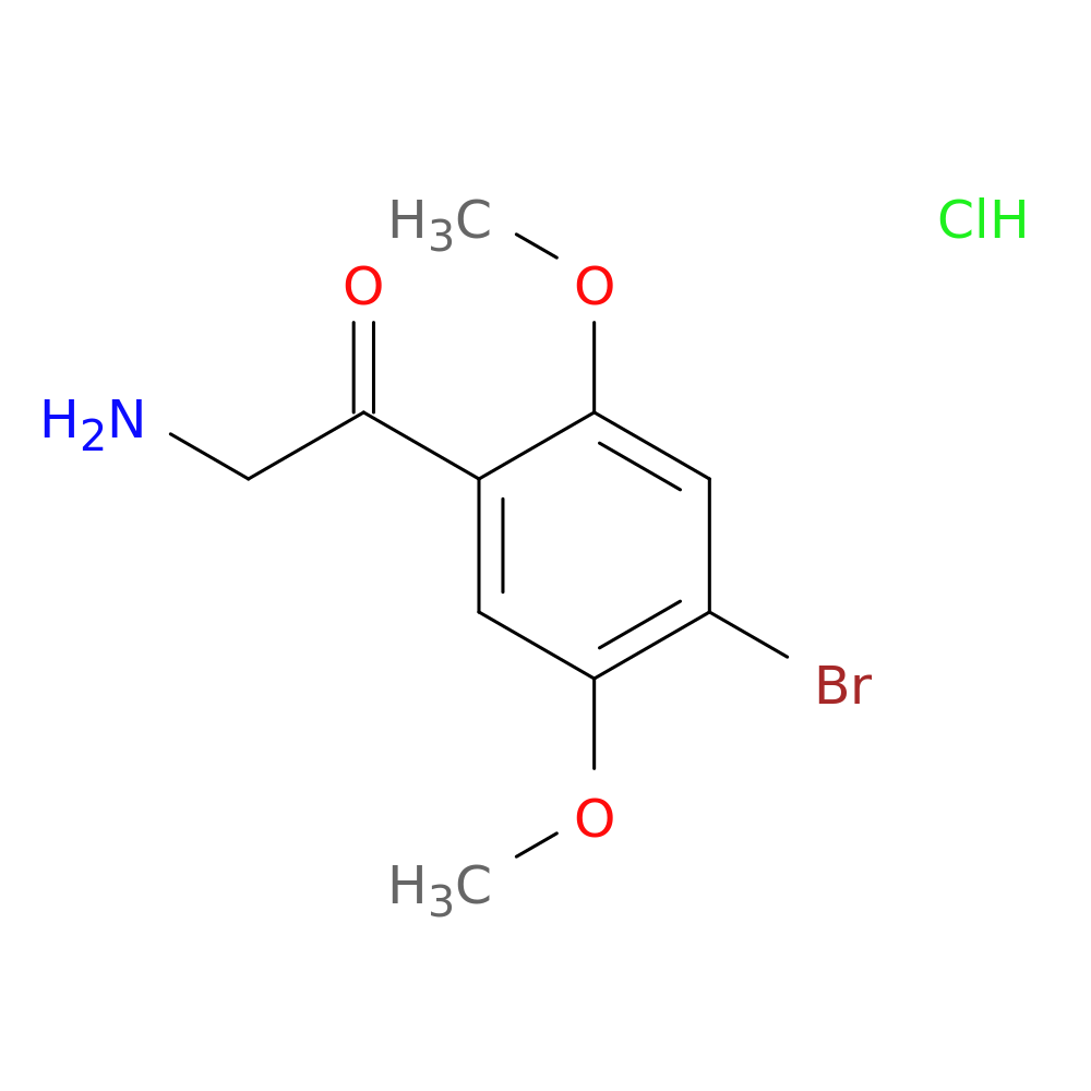 2-amino-1-(4-bromo-2,5-dimethoxyphenyl)-ethanone,monohydrochloride