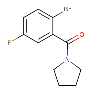 2-(Pyrrolidine-1-carbonyl)-4-fluoro-1-bromobenzene