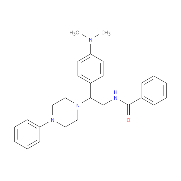 N-{2-[4-(dimethylamino)phenyl]-2-(4-phenylpiperazin-1-yl)ethyl}benzamide