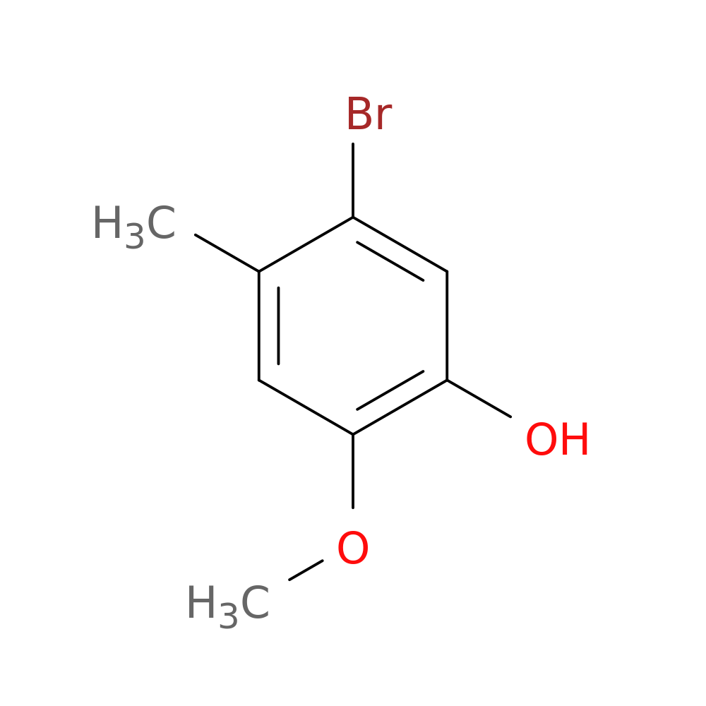 5-bromo-2-methoxy-4-methylphenol