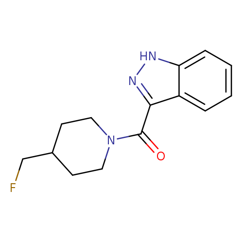 3-[4-(fluoromethyl)piperidine-1-carbonyl]-1H-indazole