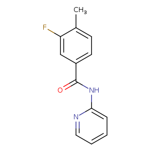 3-fluoro-4-methyl-N-(pyridin-2-yl)benzamide