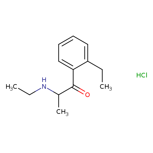 2-(ethylamino)-1-(2-ethylphenyl)propan-1-one,monohydrochloride