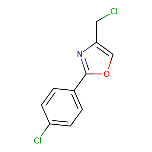 4-(Chloromethyl)-2-(4-chlorophenyl)-1,3-oxazole